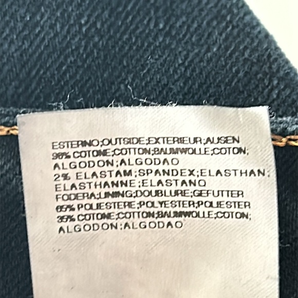 Fiorucci Straight leg jeans size 26 long tall NWT - Picture 10 of 11